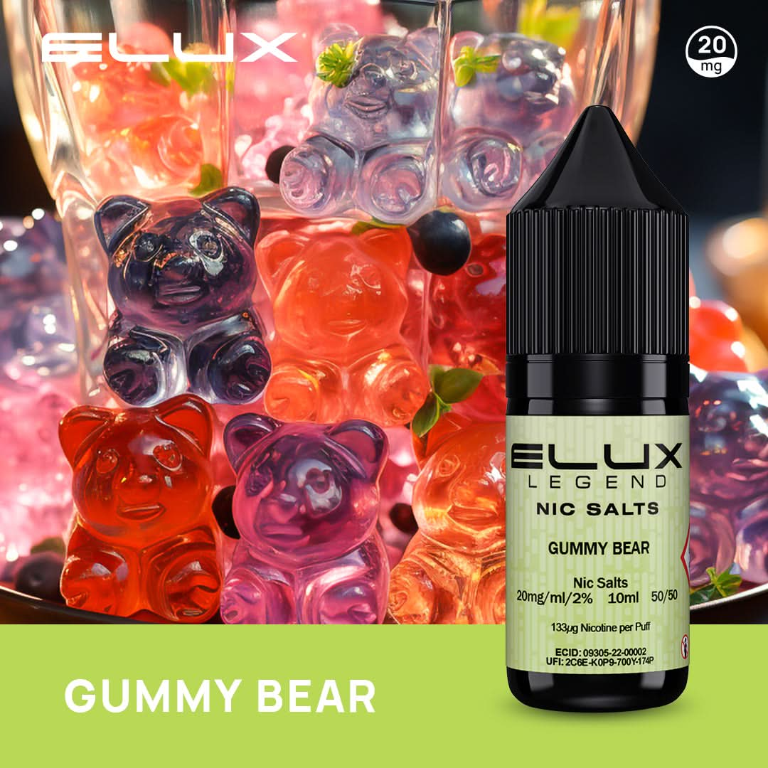 Gummy Bear Elux Legend Nic Salt 20mg