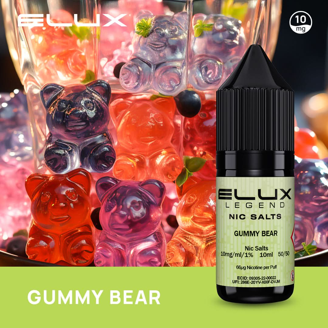 Gummy Bear Elux Legend Nic Salt 10mg