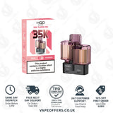 HQD Glow Air 35k Prefilled Refill Pods Bear & Rainbow