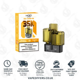 HQD Glow Air 35k Prefilled Refill Pods Pineapple Peach Mango & Pineapple Ice