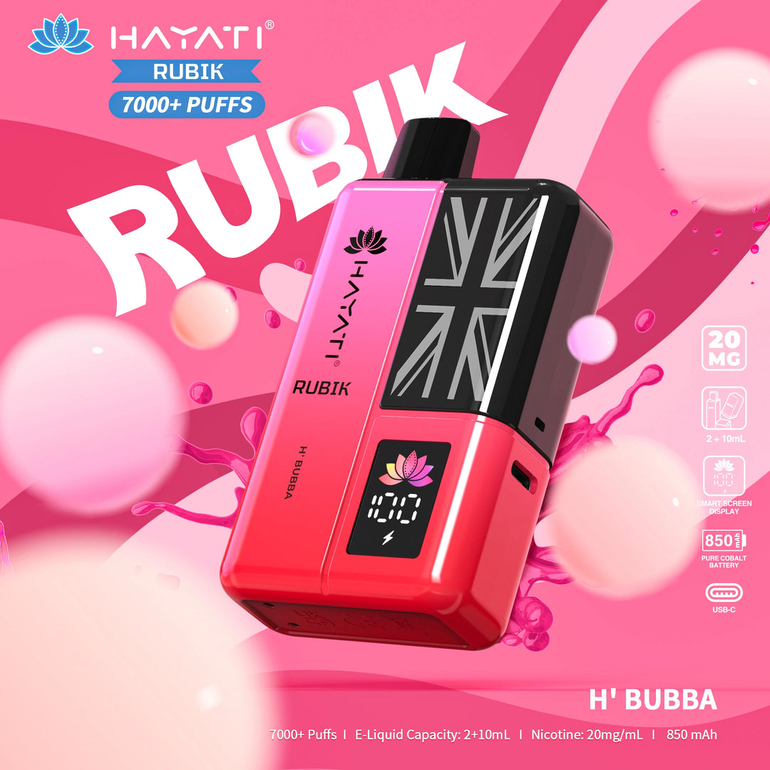 Hayati Rubik 7000 Puffs - H' Bubba 