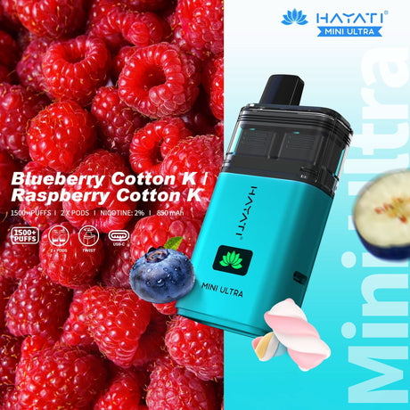 Hayati Mini Ultra 1500 Puffs Pod Kit | 5 For £20