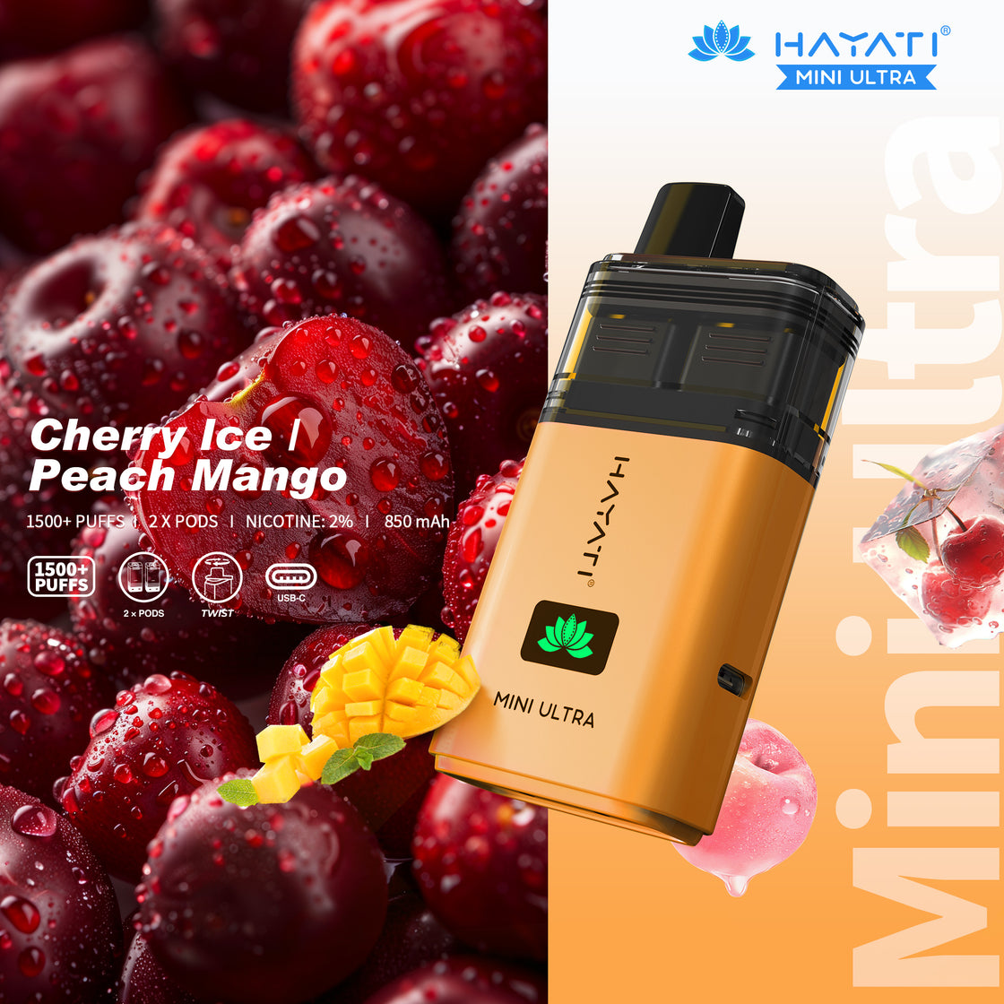 Hayati Mini Ultra 1500 Puffs Pod Kit