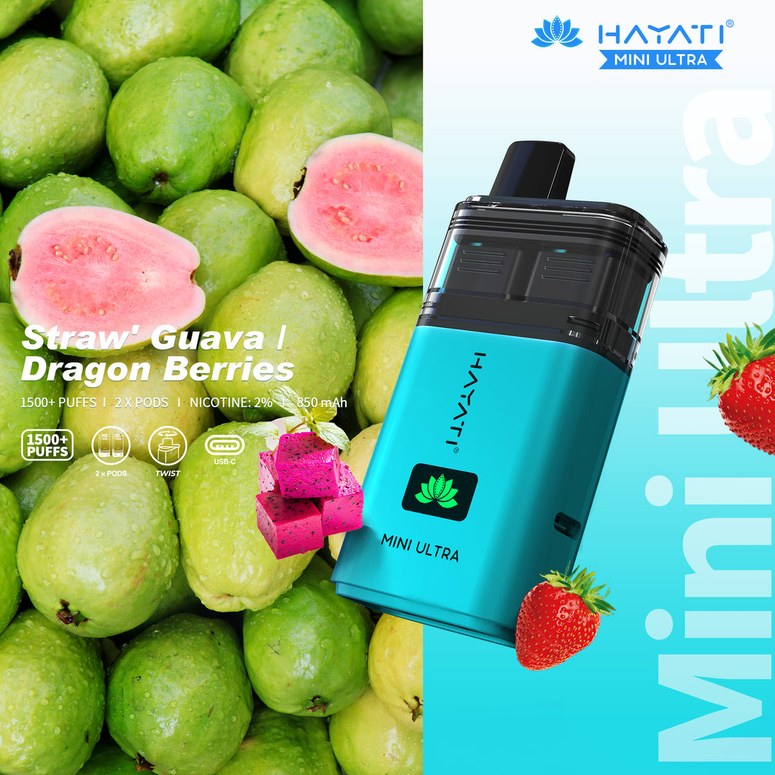 Hayati Mini Ultra 1500 Puffs Pod Kit