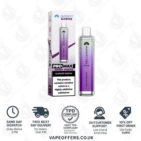 Hayati Pro Max 4000 Vape Kit Summer Dream