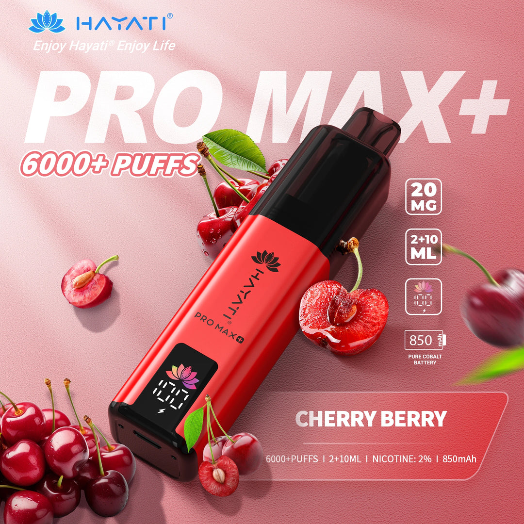 Hayati Pro Max Plus 6000 - Cherry Berry 