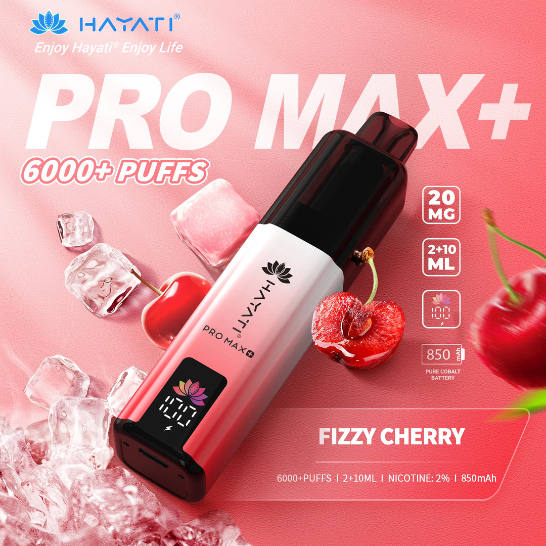 Hayati Pro Max Plus 6000 - Fizzy Cherry 