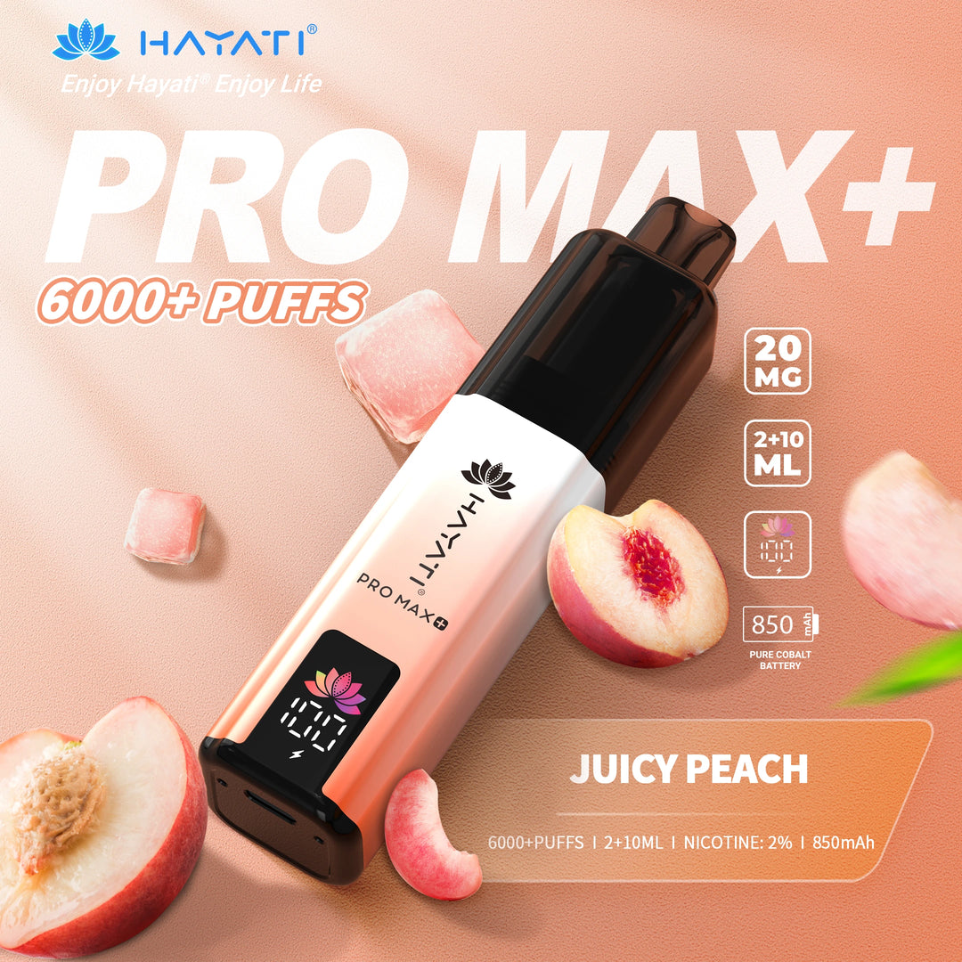 Hayati Pro Max Plus 6000 - Juicy Peach 