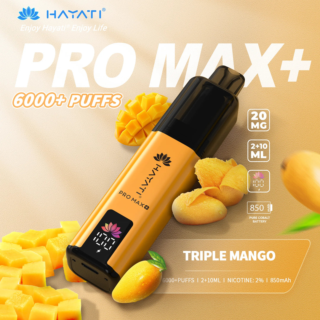 Hayati Pro Max Plus 6000 - Triple Mango 