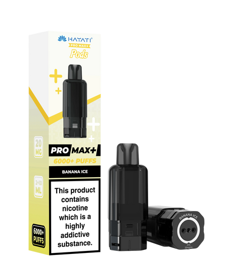 Hayati Pro Max+ Pods - Banana Ice 