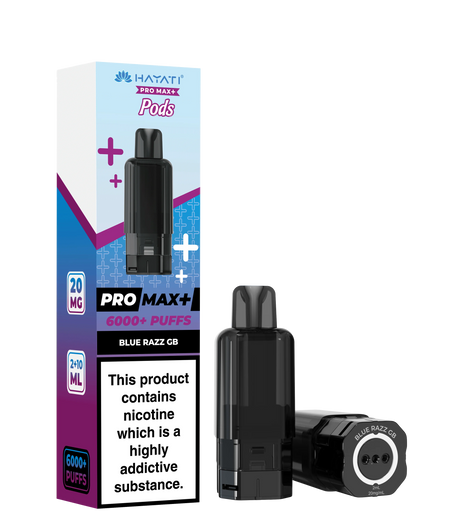 Hayati Pro Max+ Pods - Blue Razz GB 