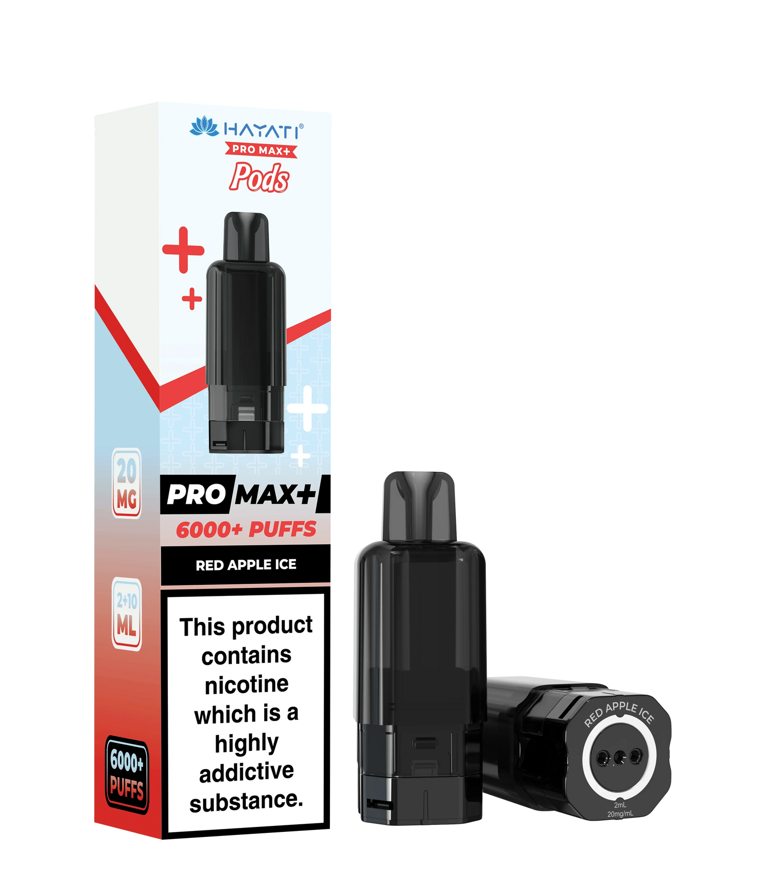 Hayati Pro Max+ Pods - Red Apple Ice 