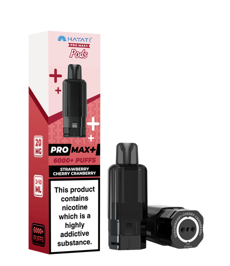 Hayati Pro Max+ Pods - Strawberry Cherry Cranberry 