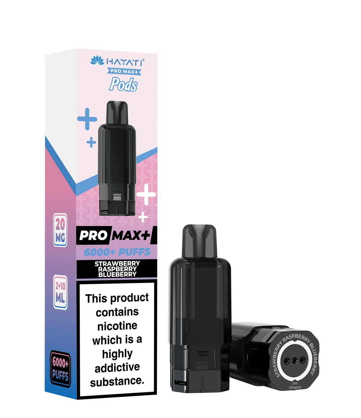 Hayati Pro Max+ Pods - Strawberry Raspberry Blueberry 