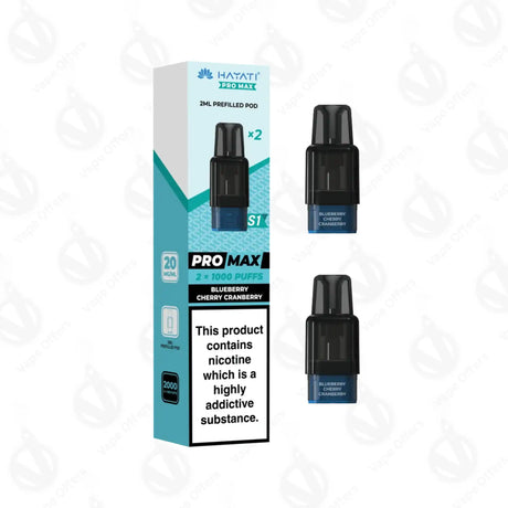 Hayati Pro Max S1 Blueberry Cherry Cranberry Prefilled Pod