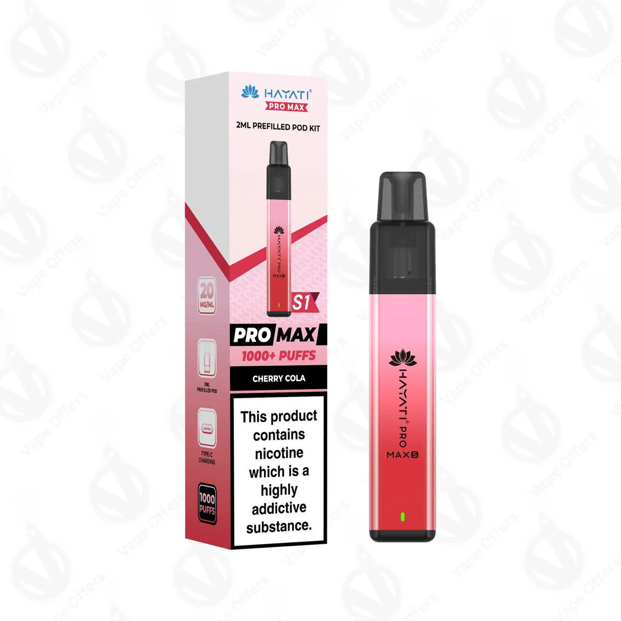 Hayati Pro Max S1 Cherry Cola Prefilled Pod Kit
