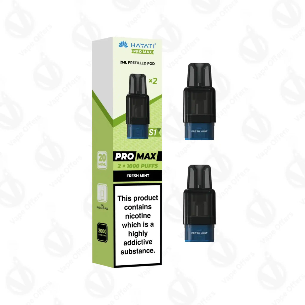 Hayati Pro Max S1 Fresh Mint Prefilled Pod