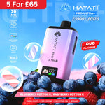 Load image into Gallery viewer, Hayati Pro Ultra+ 25000 - Blueberry Cotton K / Raspberry Cotton K
