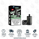 Hayati Pro Ultra Plus Shisha 30K Gum & Mint Watermelon Bubblegum Prefilled Pod