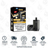 Hayati Pro Ultra Plus Shisha 30K Raspberry Kiwi Fresh Mist Kiwi Orange Mint Prefilled Pod