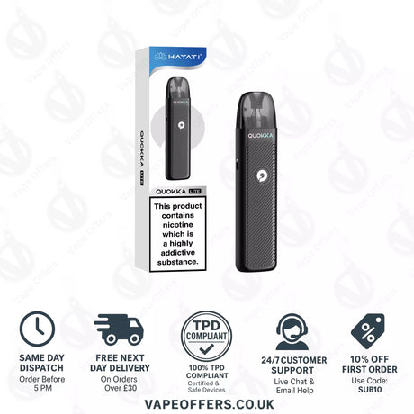 Hayati Quokka Lite Vape Pod Kit Shadow Black