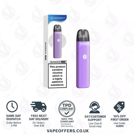 Hayati Quokka Lite Vape Pod Kit Vivid Violet