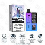 Load image into Gallery viewer, Hayati Rubik 7000 Puffs Vape Pod Kit Blueberry Raspberry
