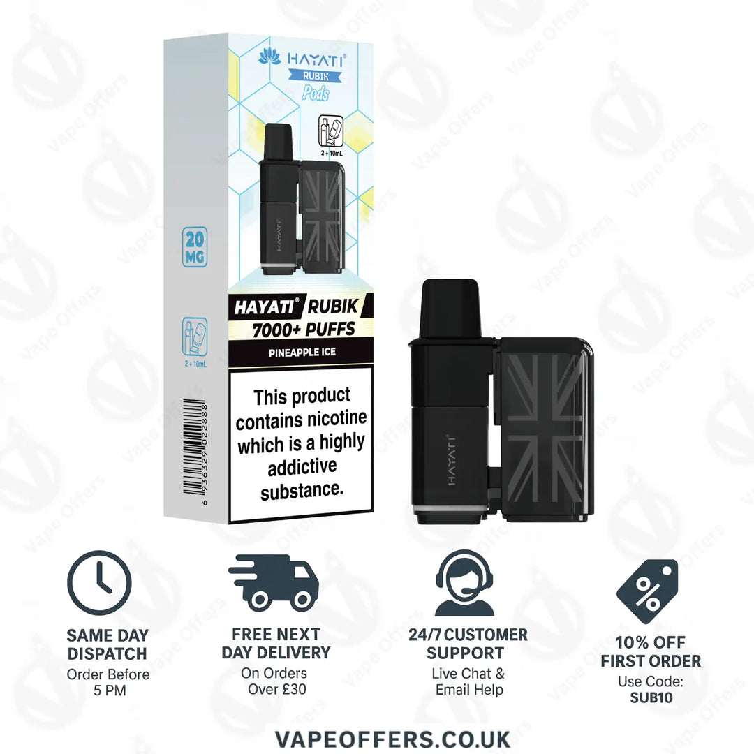 Hayati Rubik 7000 Prefilled Pod – Pineapple Ice