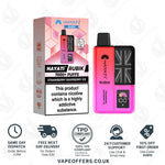 Load image into Gallery viewer, Hayati Rubik 7K Puffs Vape Pod Kit Strawberry Raspberry Ice
