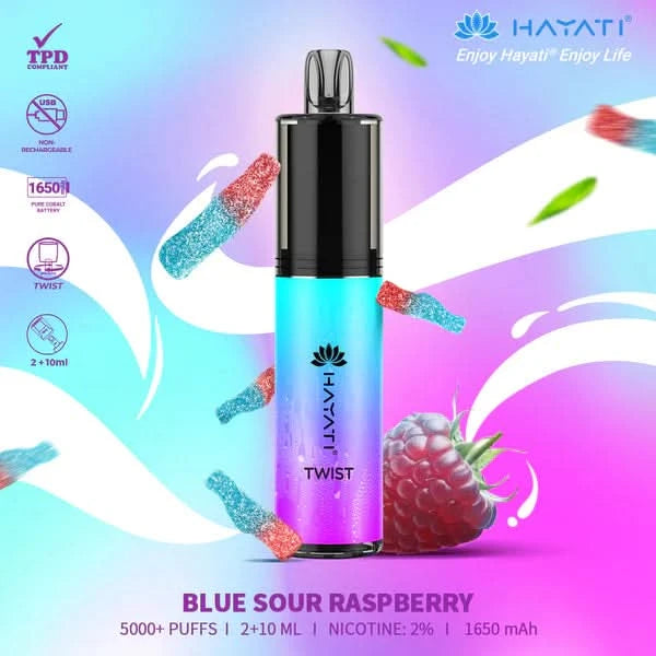 Hayati Twist 5000 Blue Sour Raspberry 
