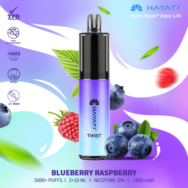 Hayati Twist 5000 Blueberry Raspberry 
