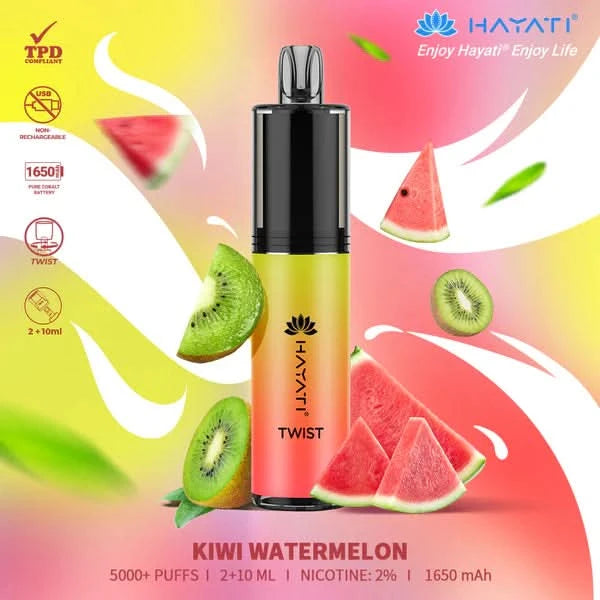 Hayati Twist 5000 Kiwi Watermelon 
