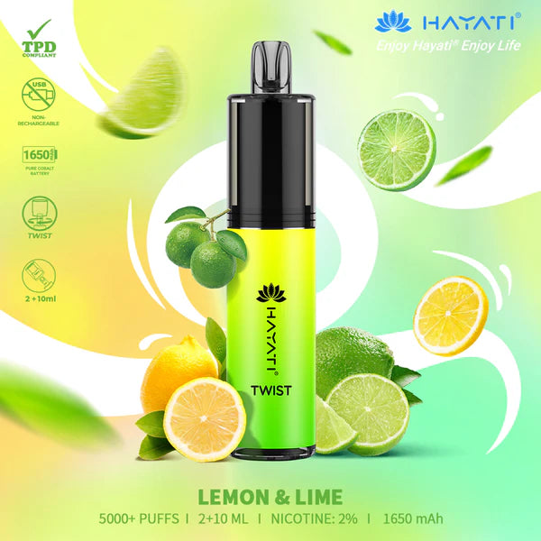 Hayati Twist 5000 Lemon & Lime 
