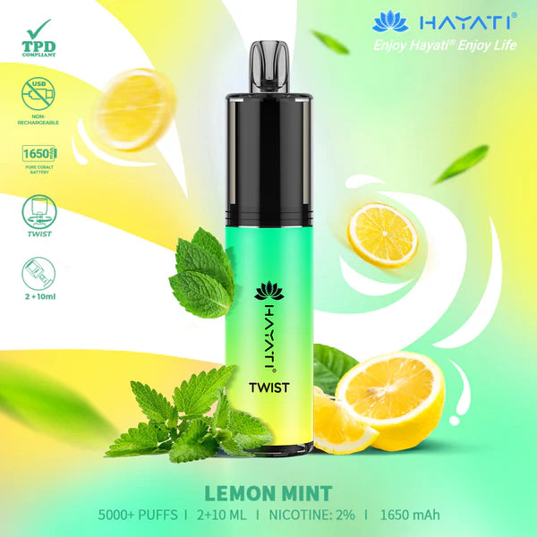 Hayati Twist 5000 Lemon Mint 

