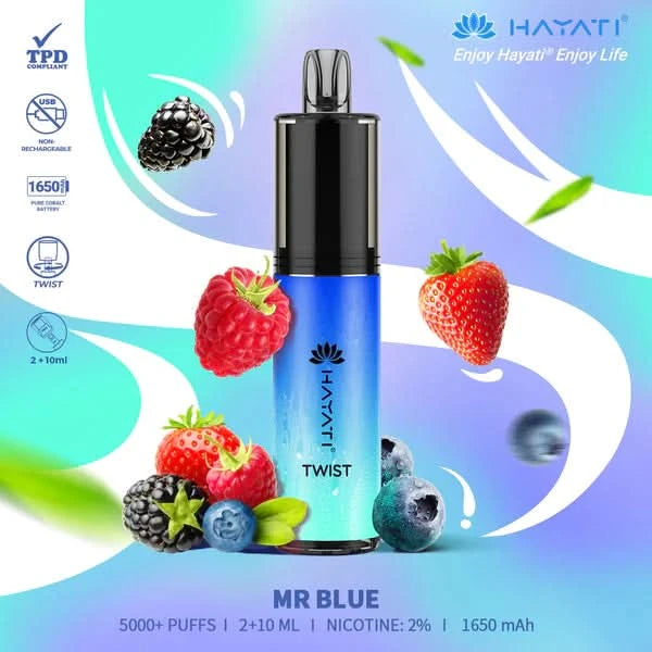 Hayati Twist 5000 Mr Blue
