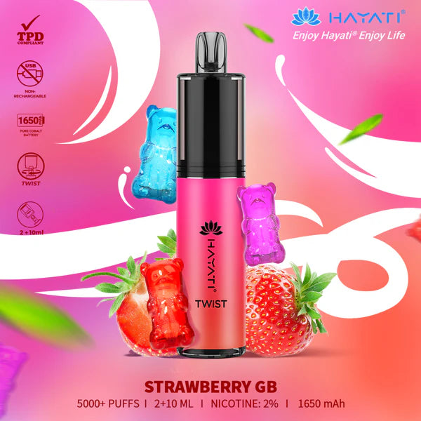 Hayati Twist 5000 Strawberry GB 
