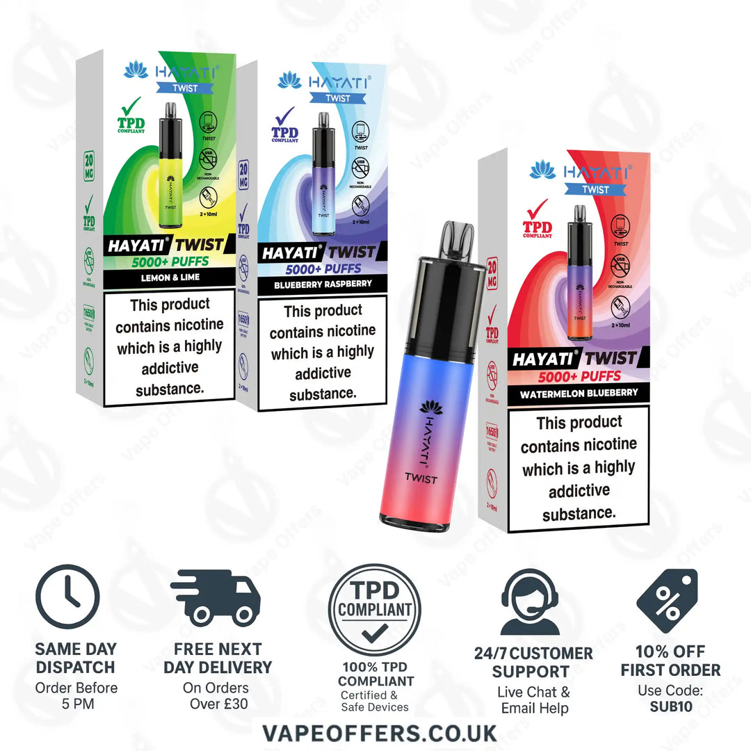Hayati Twist 5K Vape Pod Kit 