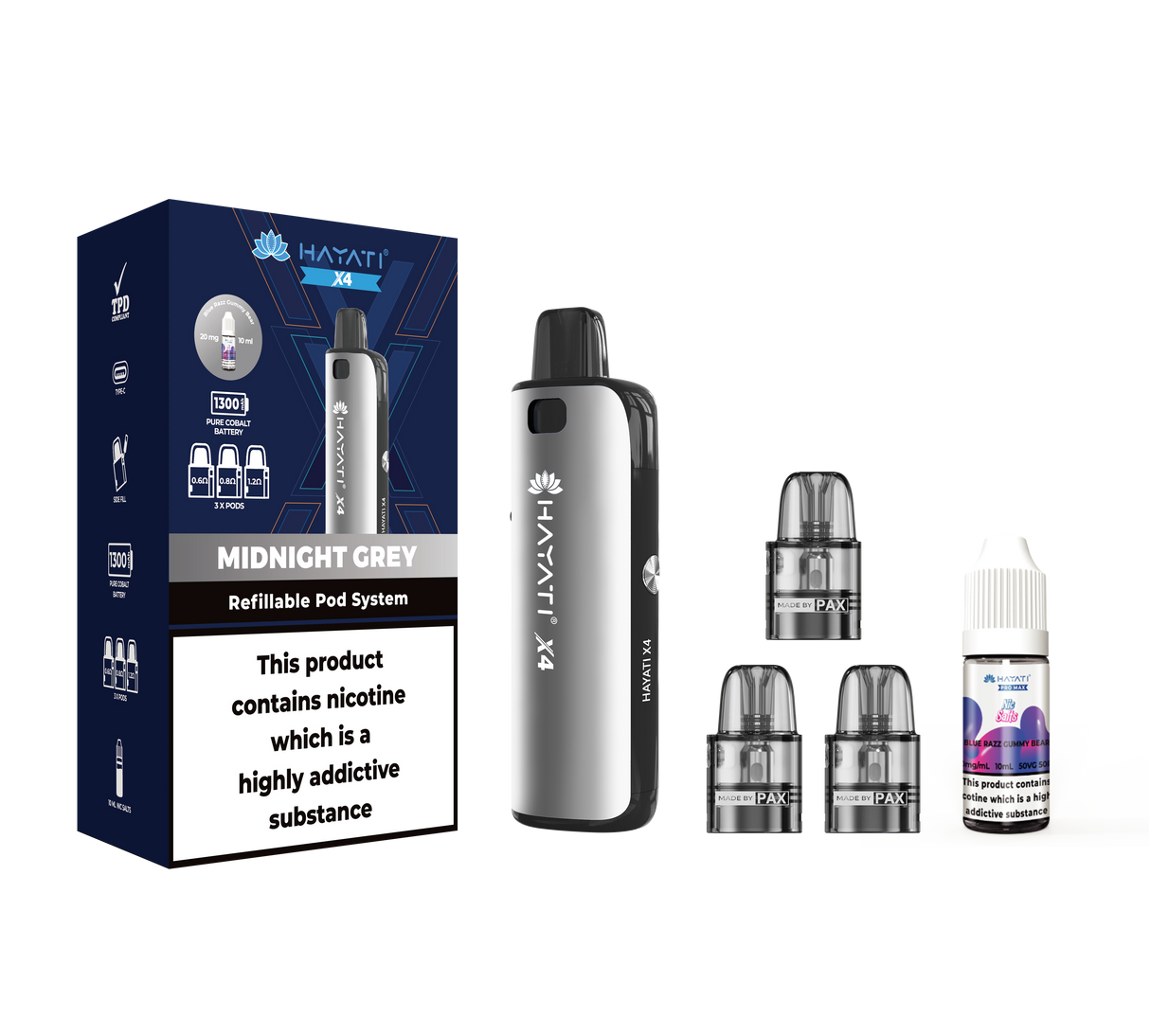 Hayati X4 Midnight Grey
