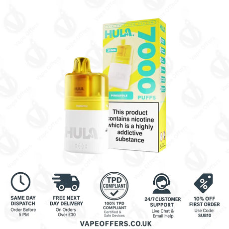 Hula 7000 Big Puff Prefilled Pod Kit Pineapple
