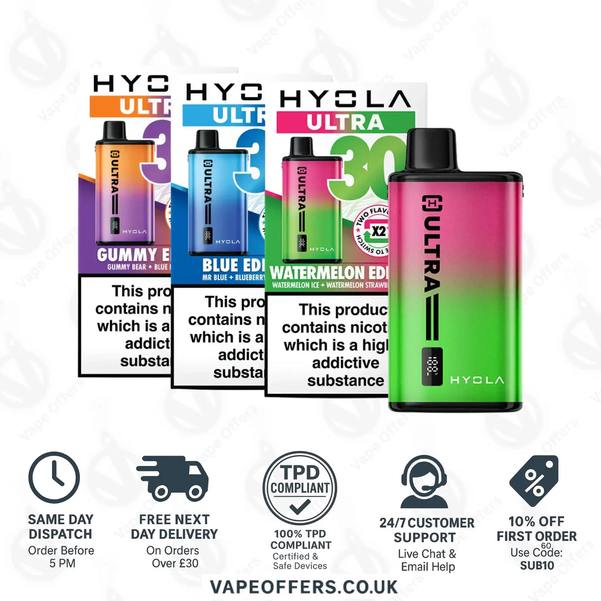 Hyola Ultra 30K Puffs Prefilled Pod Vape Kit 
