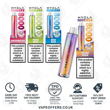 Hyola Pro Max 8K Prefilled Vape Pod Kit 