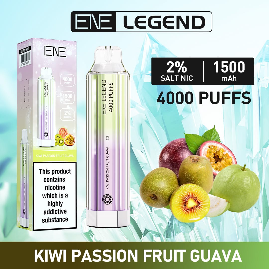 ENE Legend 4000 Puffs Box Of 10 For £60