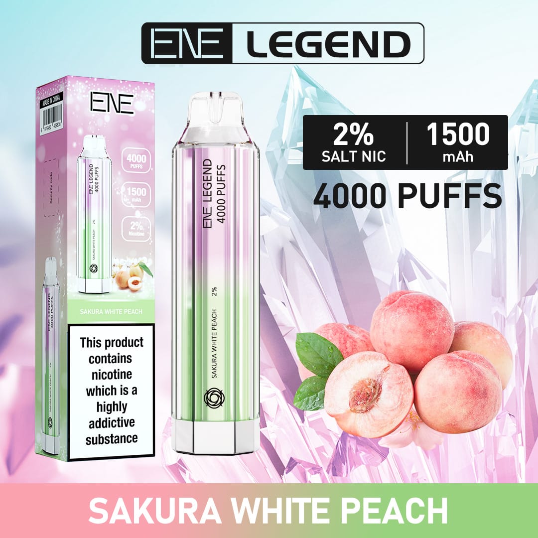 ENE Legend 4000 Puffs Box Of 10 For £60