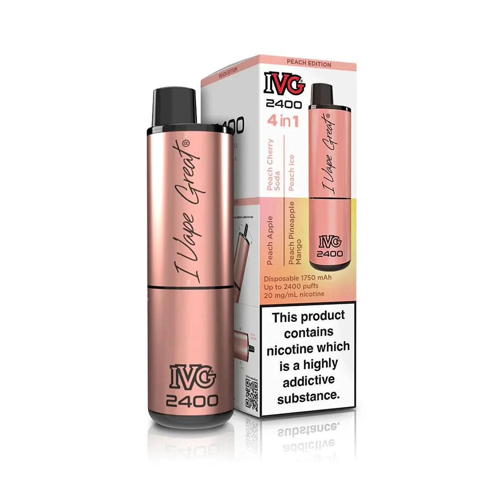 IVG 2400 4 in 1 Multi Flavour Peach Edition