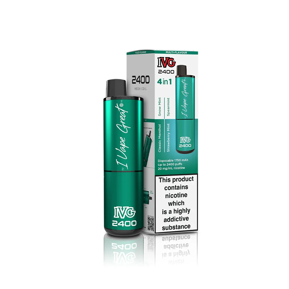 Mint Edition IVG 2400 4 in 1 Multi Flavour - Shop 2 for 16
