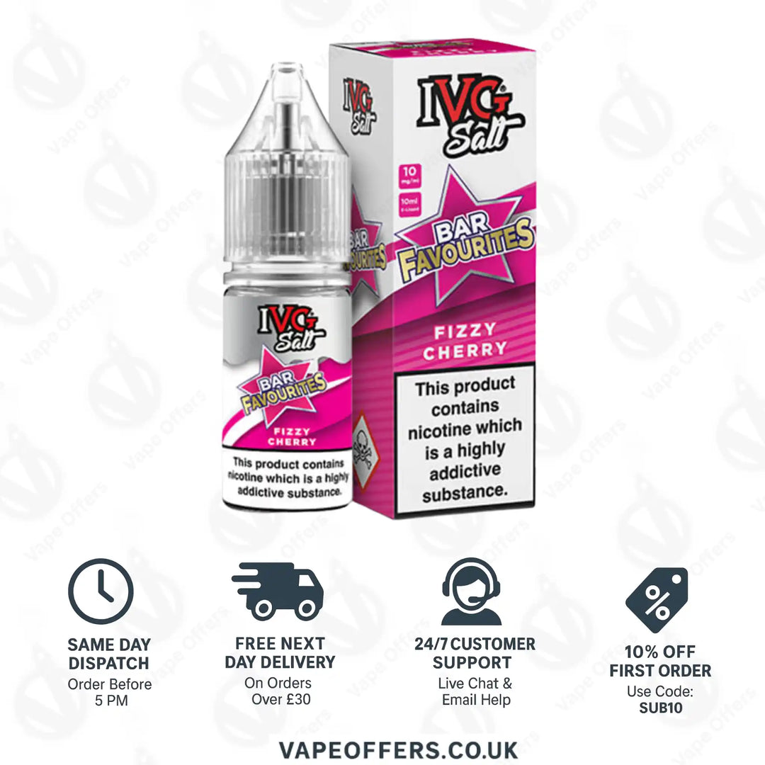 IVG Bar Favourites Fizzy Cherry Salts 