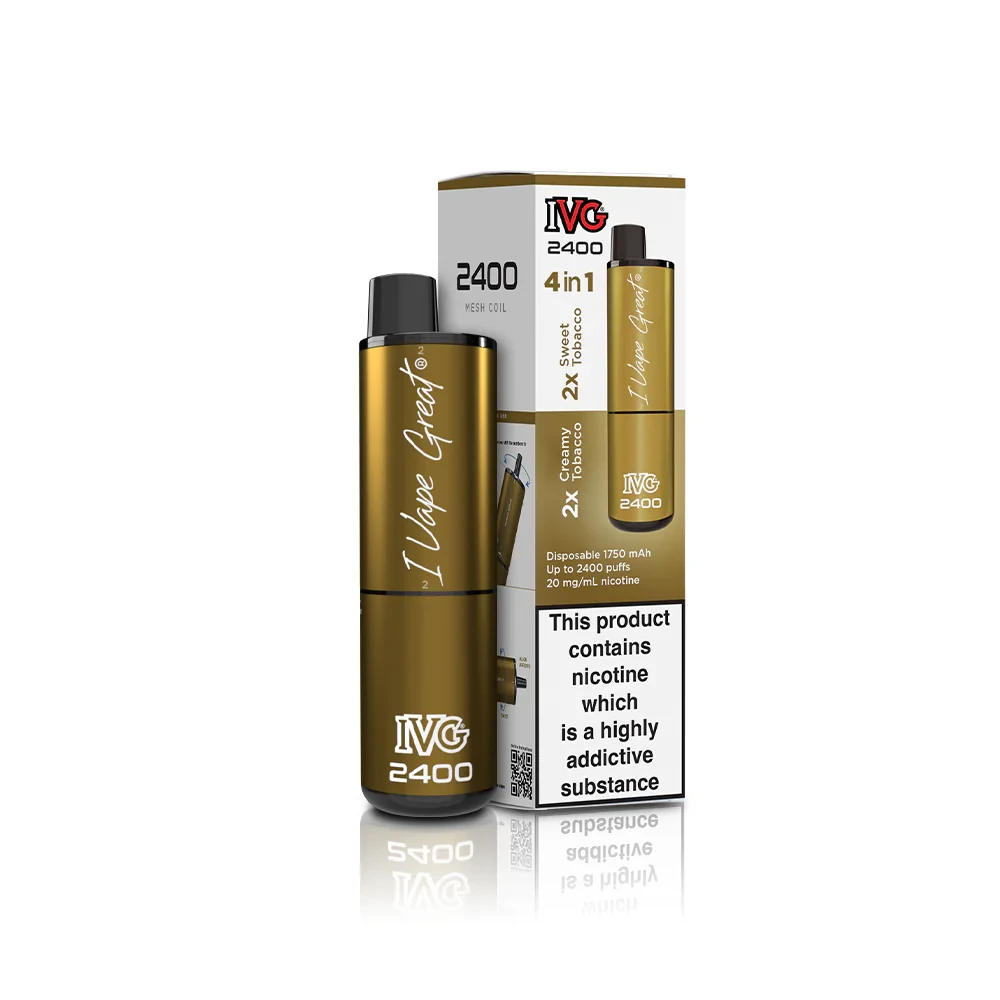 IVG 2400 2 in 1 Multi Flavour Tobacco Edition 