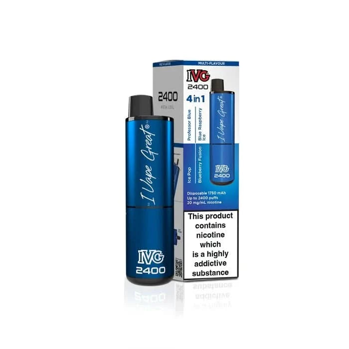 IVG 2400 4 in 1 Multi Flavour Blue Edition Vape 