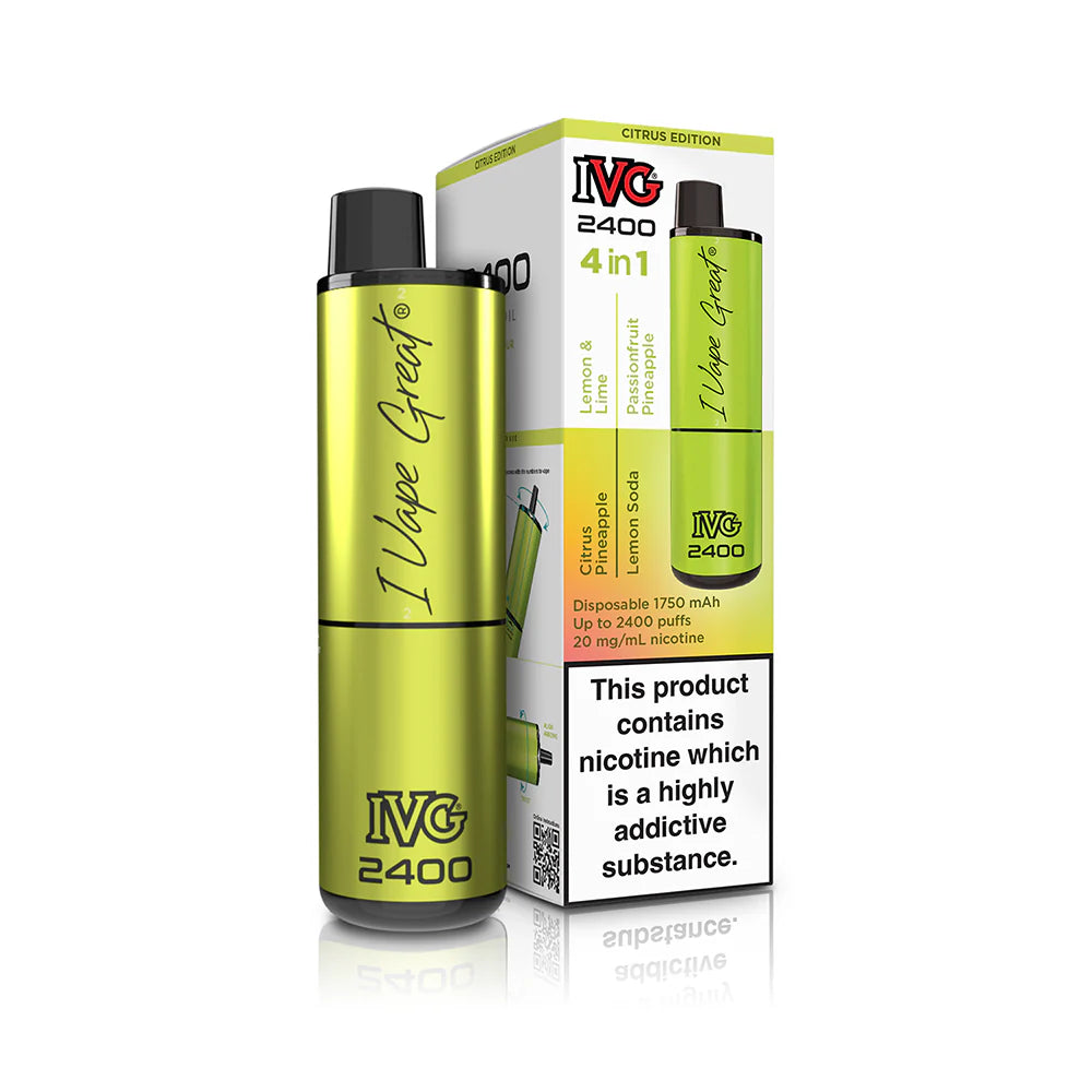 IVG 2400 4 in 1 Multi Flavour Citrus Edition Vape