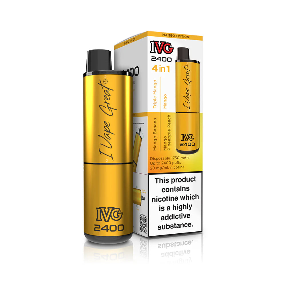 IVG 2400 4 in 1 Multi Flavour Mango Edition Vape